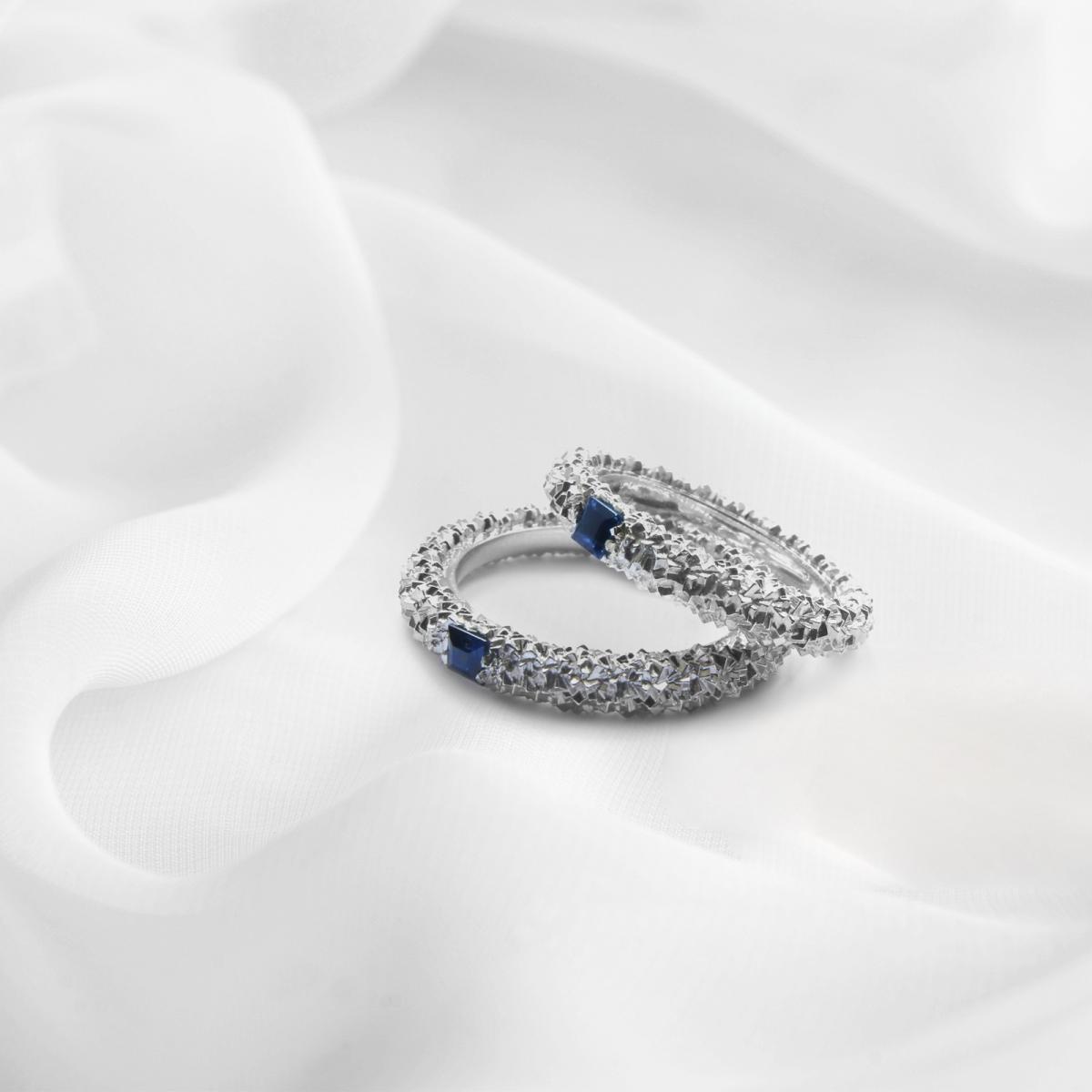 Необычные кольца для свадьбы из серебра и золота