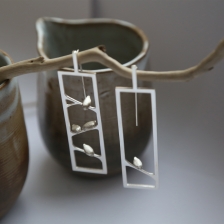 Серьги «Много птиц»